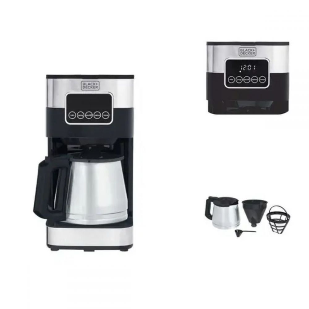 Cafeteira Programável Preto E Inox 220V – Black+Decker