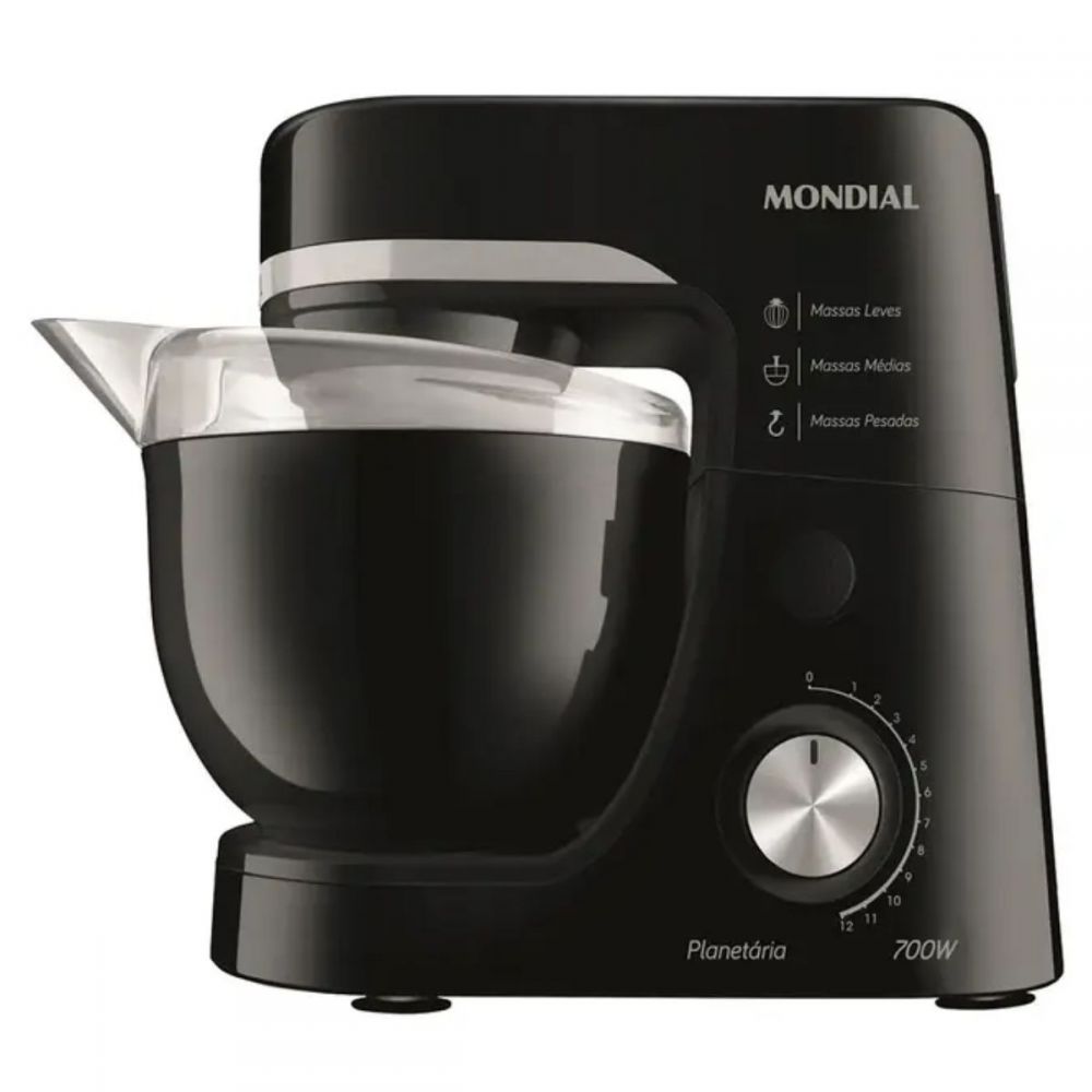 Batedeira Planetária BP03B 700W Preto 220V – Mondial