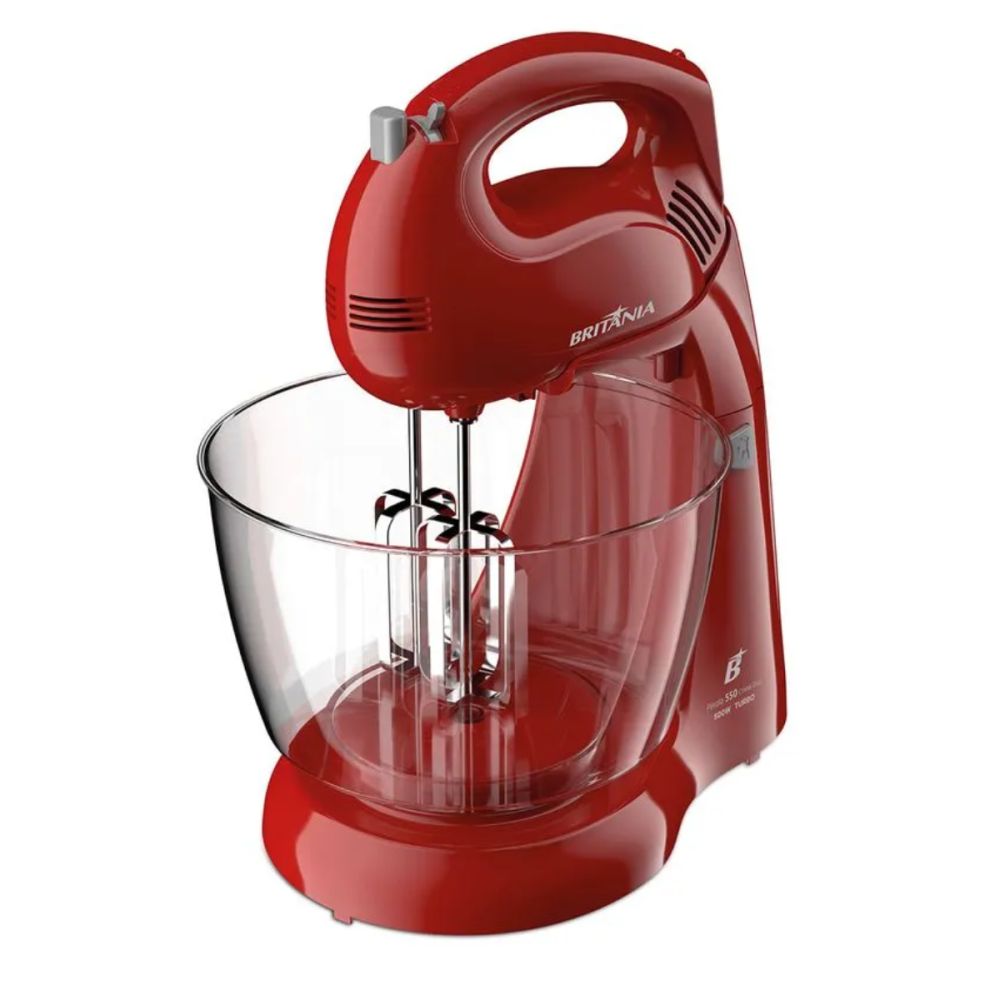 Batedeira Perola 550 Cristal Duo 500W 2 Tigelas - Britânia