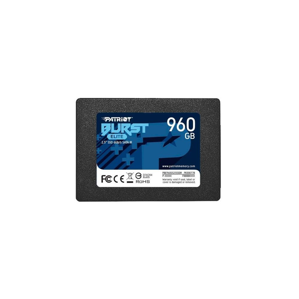SSD 960GB Burst Elite SATA3 2,5 PBE960GS25SSDR - Patriot