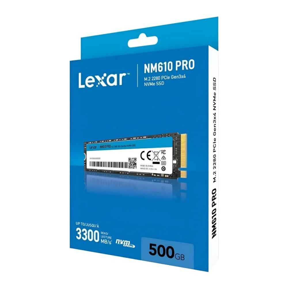 SSD NM610 500GB NVMe M.2 3000MB/s – Lexar