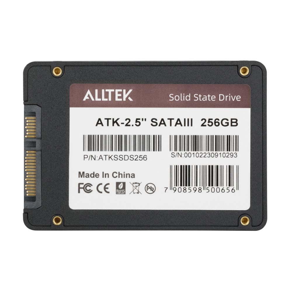 SSD 2.5 SATA III 6 Gbs ATKSSDS 256GB - Alltek