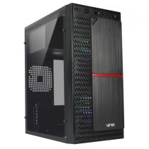 Gabinete Gamer Plate Lateral Acrílico c/ 2 fans GCPACBK - VINIK