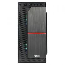 Gabinete Gamer Plate Lateral Acrílico c/ 2 fans GCPACBK - VINIK