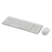 Kit Teclado e Mouse S/ Fio MK250 ABNT2 Branco - Logitech