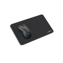 Kit Mouse 3600DPI 7 Botões RGB e Mousepad MO396- Multi