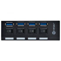 Hub USB 3.0 4 c/ 4 Portas e Interruptor HUV-50 PRET - Vinik