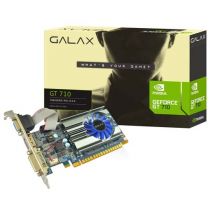 Placa de Vídeo Geforce Gt Nvidia  GT710 1GB DDR3 64B 1600MHZ