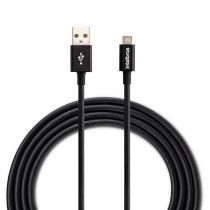 Cabo micro USB PVC Preto 1,2m EUAB12PP – Intelbras