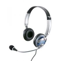 Headset com Microfone Profissional Mod.PH026 Preto e Prata - Multilaser