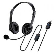 Headset c/Mic HS-230U Preto Usb - Genius