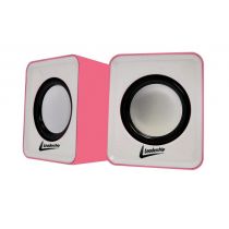 Caixas de Som Cool Speaker USB 4908 Rosa - Leadership