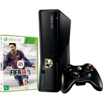 Xbox 360 4GB com Controle sem Fio com FIFA 14 - Microsoft