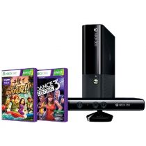 Xbox 360 4GB + Kinect Sensor + 2 Jogos + Controle sem Fio - Microsoft