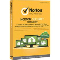 Symantec Norton Antivírus - Norton Security 2.0 com Backup 25GB 10 Devices - 1 U