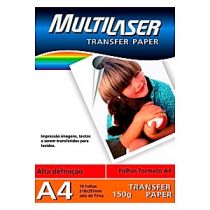 Papel Especial Transfer Paper A4 150G - Multilaser
