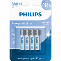 Pilha AAA Alcalina com 4 Unidades LR03P4B/97 - Philips
