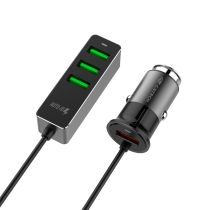 Carregador Veicular 4 USB Quick Charge 3.0 - C3Tech