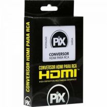 Conversor HDMI para RCA AV Branco - Pix