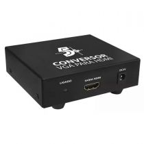 Conversor de Vídeo VGA para HDMI – 5+