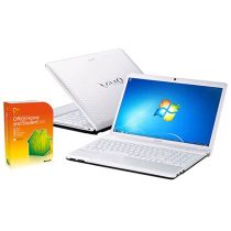 Notebook Sony Vaio VPC-EH40EB/W Intel Core i3, 4GB, 500GB, LED 15,5, Windows 7 +