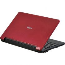 Netbook 10D-V123LM com Intel Atom Dual Core 2GB 320GB LED 10" Vermelho Linux - P