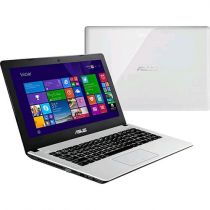 Notebook Asus com Intel Core i3 6GB 500GB Tela LED 14" Windows 8 Branco - Asus