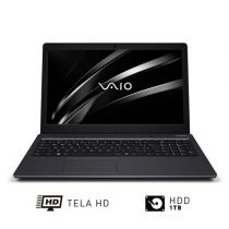 Notebook Vaio Fit 15S Intel Core i3 4GB 1TB Tela LED 15,6' Win 10 - Preto - VJF154F11X-B0111B