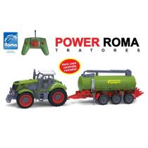 Trator Power Roma Tanque de Controle Remoto 1764 - Cores Variadas - Roma Jensen 