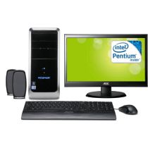 Computador c/ Intel® Pentium® Dual Core G620 2.60 GHz , 4GB, 500GB, DVD-RW + Mon