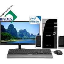 Computador c/ Intel® Pentium® Dual Core G2030, 4GB, 500GB Sata, DVD-RW, Linux + 
