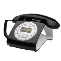 Telefone Retro Vintage com Fio TC8312 Preto - Intelbras