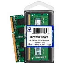  Memória p/ Notebook 8GB DDR4 2666MHZ KVR26S19S88 - Kingston