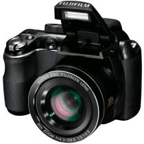 Câmera Digital FinePix S4000 14MP, Zoom Óptico 30x, Filme HD, Cartão 4GB - Fuji
