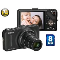 Câmera Digital Nikon Coolpix S9300 16.1MP LCD 3" - Zoom Óptico 18x Filma Full HD