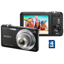 Câmera Digital Sony Cyber-shot DSC-W710, 16.1 MP, Zoom 5x, Cartão de Memória 4GB