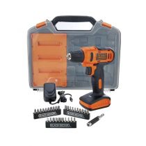 Parafusadeira Furadeira 3/8 Pol. 12V LD12SC-BR  - Black+Decker