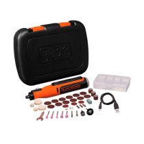 Kit Micro Retífica de Li-Ion 8V c/ 35 Aces. BCRT8K35-BR - Black+Decker