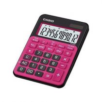 Calculadora Portátil 12 Dígitos Casio - Preto Pink