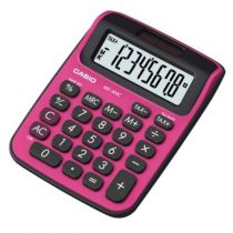 Mini Calculadora Visor 8 Dígitos Rosa e Preto - Casio 