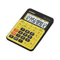 Calculadora de Mesa Casio 12 Dígitos MS-20NC Preta e Amarela