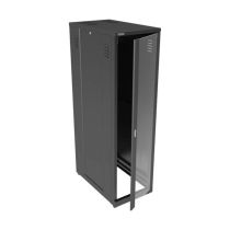 Rack Piso 44U x 660mm Porta Vidro Preto - Fibracem
