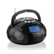 Rádio MP3 Boombox Sistema de Som 10W RMS Mod.SP145 Preto - Multilaser