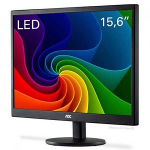Monitor LCD LED 15.6" Widescreen E1670SWU Preto Vesa - AOC