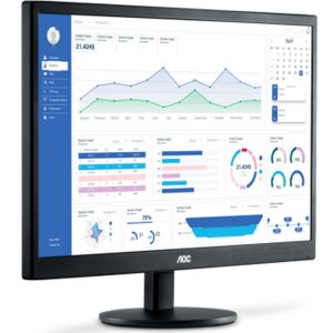 Monitor 18,5" LED HD HDMI VGA Ajuste Inclinação E970SWHNL - AOC 