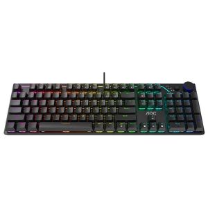 Teclado Gamer Mecanico Preto Switch Red Rgb - Aoc