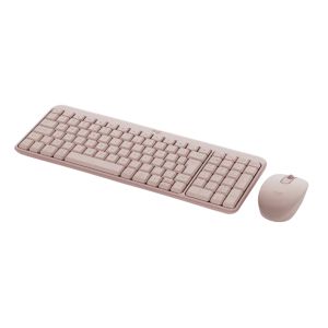 Combo Teclado e Mouse Sem Fio MK250 Rosa - Logitech