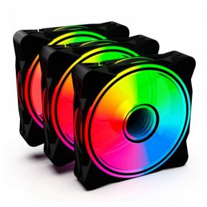 Kit Cooler Fan RADIANTX3-FN-70 ARGB 120mm Controladora - OnePower