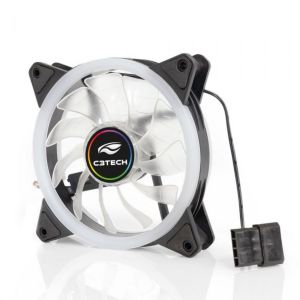 Cooler Fan P/ Gabinete RGB 120x120x25mm 1200RPM F11-L150M - C3Tech