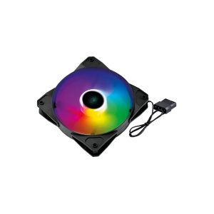 Fan Cooler Gamer V.ring 5.0 Full Blade 120Mm Led Fixo 5 Cores VRINGFBFX5 Preto - Vinik